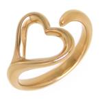 ショッピングティファニー ティファニー オープンハート リング #9 Au750 (K18PG) レディース TIFFANY&Co. [美品] 中古 【ジュエリー】