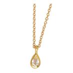 ショッピングティファニー ティファニー バイザヤード ペアシェイプ ネックレス Au750 (K18PG) レディース TIFFANY&Co. [美品] 中古 【ジュエリー】