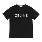 ショッピングセリーヌ セリーヌ ロゴ プリント Tシャツ 2X764671Q メンズ ブラック CELINE 中古 【アパレル・小物】