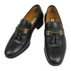 グッチ インターロッキングG ウェブ ローファー 624316 レディース ブラック GUCCI 中古 【アパレル・小物】