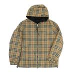 ショッピングバーバリー バーバリー ノバチェック リバーシブル ナイロン ジャケット 8027097 メンズ ベージュ ブラック BURBERRY 中古 【アパレル・小物】