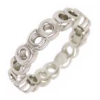 シャネル COCO ロゴ リング #12.5 750 (K18WG) レディース CHANEL [美品] 中古 【ジュエリー】