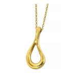 ティファニー オープン ティアドロップ ネックレス 750 (K18YG) レディース TIFFANY&Co. [美品] 中古 【ジュエリー】