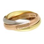 カルティエ トリニティ リング SM #52 Au750 (K18YG K18WG K18PG) レディース CARTIER [美品] 中古 【ジュエリー】