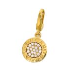 ブルガリ ブルガリブルガリ チャーム ダイヤモンド 750 (K18YG) レディース BVLGARI [美品] 中古 【ジュエリー】