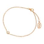 カルティエ ディアマン レジェ ブレスレット SM #18 B6040300 Au750 (K18PG) レディース CARTIER [美品] 中古 【ジュエリー】