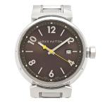 ショッピングヴィトン ルイヴィトン タンブール Q1111 クオーツ ステンレススティール メンズ LOUIS VUITTON 中古 【時計】