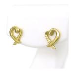 ティファニー ラビングハート ピアス 750 (K18YG) レディース TIFFANY&amp;Co. [美品] 中古 【ジュエリー】