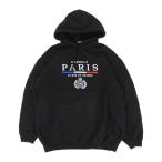 バレンシアガ ロゴ 刺繍 プルオーバー パーカー 570811 メンズ ブラック BALENCIAGA 中古 【アパレル・小物】