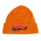 シュプリーム Yoji Yamamoto コラボ NEW ERA ニットキャップ ユニセックス オレンジ Supreme 中古 【アパレル・小物】