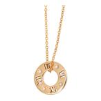 ティファニー アトラス ピアスド サークル ネックレス AU750 (K18PG) レディース TIFFANY&amp;Co. [美品] 中古 【ジュエリー】