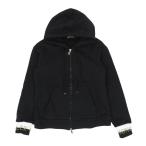 モンクレール MAGLIA CARDIGAN マグリア ジップアップ パーカー 84594 00 V8000 レディース ブラック MONCLER 中古 【アパレル・小物】
