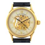 レビュートーメン スケルトン 4412006 手巻き ゴールドメッキ メンズ Revue Thommen 中古 【時計】