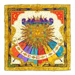  Hermes Calle 90 CARPE DIEM сейчас день один день . приятный унисекс многоцветный HERMES [ прекрасный товар ] б/у [ одежда * мелкие вещи ]
