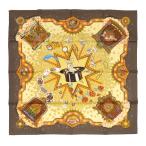  Hermes Calle 90 LA MAGIE Magic унисекс желтый Brown HERMES [ прекрасный товар ] б/у [ одежда * мелкие вещи ]