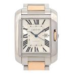 カルティエ タンク アングレーズ LM W5310037 自動巻き ステンレススティール ピンクゴールド メンズ CARTIER 中古 【時計】