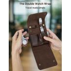  бесплатная доставка 2 шт для рука кейс для часов натуральная кожа кейс для часов перевозка удобный часы кейс место хранения box кейс для коллекции натуральная кожа перевозка compact подарок показывать место хранения 