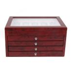  бесплатная доставка из дерева зажигалка кейс для коллекции 50 шт место хранения возможно!Zippo ( Zippo зажигалка ) зажигалка кейс Zippo дисплей высококлассный 50 шт место хранения красный 