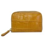 フェリージ Felisi コインケース 小銭入れ クロコ型押し メンズ レディース 166 SA 0007 GIALLO イエロー プレゼント