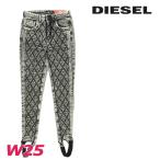 ディーゼル DIESEL ジーンズ デニム パンツ トレンカ レディース ヴィンテージ加工 キルティング切替 スーパースキニー D-DUCT-FS
