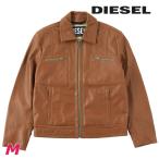 ディーゼル DIESEL レザージャケット メンズ 牛革 本革 オーバルDジッププル ジップアップ L-CALE