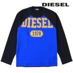 ショッピングdiesel ディーゼル DIESEL スウェットシャツ トレーナー メンズ ロゴクラックプリント ラグランスリーブ 長袖 プルオーバー S-RAGLEN