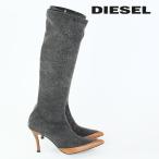 ショッピングdiesel ディーゼル DIESEL ハイヒールブーツ 靴 レディース ストレッチデニム ピンヒール D-VENUS-KBT