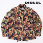 ディーゼル DIESEL ミリタリージャケット レディース カモフラージュ柄 迷彩柄 バックビッグポケット G-CLAUDIA-CMF