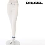 ディーゼル DIESEL スキニーパンツ レディース 裾ジップ デニム切替 ストレッチ スーパースリムスキニー チノパンツ SKINZEE-LOW-ZIP