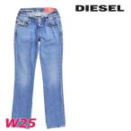 ディーゼル DIESEL ジーンズ デニム パンツ レディース ダブルウエスト オーバルDエンボスロゴ スリムストレート D-SEL-FS