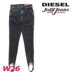 ディーゼル DIESEL ジョグジーンズ デニム レディース ウォッシュ加工 ストレッチ スキニー トレンカ スウェットデニム D-SLANDY-G-NE
