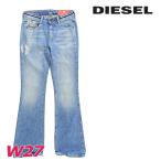ショッピングブーツカット ディーゼル DIESEL ジーンズ デニム パンツ レディース クラッシュダメージ加工 スリムフィット ブーツカット 1969 D-EBBEY