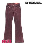 ディーゼル DIESEL ジーンズ デニム パンツ レディース ベロア調 美ストレッチ スリム ブーツカット 1969 D-EBBEY
