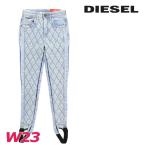 ショッピングトレンカ ディーゼル DIESEL ジーンズ デニム パンツ トレンカ レディース ヴィンテージ加工 キルティング切替 美ストレッチ スーパースキニー D-DUCT-FS