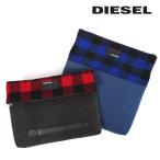 ディーゼル DIESEL クラッチバッグ 鞄 メンズ チェック柄 デニム切替 PCクッションポケット D-CHECK CLUTCH