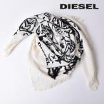 ディーゼル DIESEL スカーフ メンズ レディース 男女兼用 ペイズリー柄 フリンジ コットン SPAISLEY