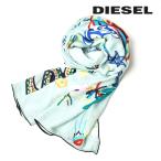 ディーゼル DIESEL スクエアスカーフ メンズ レディース 男女兼用 刺繍装飾 プリント SALEBY