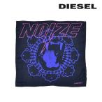 ディーゼル DIESEL ストール スカーフ メンズ レディース 男女兼用 サイケデリックグラフィックプリント 薄手 シルク SNEIL
