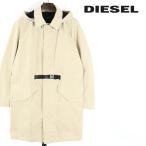 ディーゼル DIESEL ステンカラーコート メンズ フード付き ウエストワンタッチベルト コットン J-IZUNA