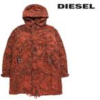 ディーゼル DIESEL モッズコート メンズ カモフラージュ柄 迷彩柄 オーバルD刺繍ロゴ オーバーサイズ J-WEBB-PAT