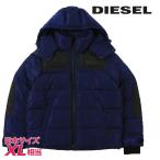 ディーゼル DIESEL 中綿ジャケット メンズ バックプリント 切替 フード付き W-RUSSELL-PAD