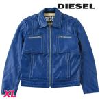 ショッピングdiesel ディーゼル DIESEL レザージャケット メンズ 牛革 本革 オーバルDジッププル ジップアップ L-CALE