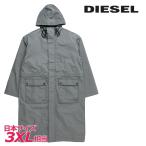 ディーゼル DIESEL ロングコート メンズ オーバルDバックロゴ 防水 オーバーサイズ J-ARNULF-NW