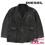 ショッピングdiesel ディーゼル DIESEL デニムテーラードジャケット メンズ ヴィンテージウォッシュ加工 コットン D-BLAZ