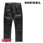 ショッピングdiesel ディーゼル DIESEL ストレートパンツ メンズ 光沢感 シワ加工 ポリウレタンコーティング P-VIKER-Z