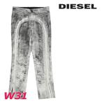 ショッピングdiesel ディーゼル DIESEL バイカールックデザインパンツ メンズ ヴァージンウール シルク混 高精細ジャガード編み P-ONO