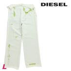 ショッピングdiesel ディーゼル DIESEL スウェットパンツ メンズ ウエストゴム ドロスト ピールオフ加工 ダメージ加工 P-MARTAINOFF