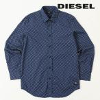 ショッピングDIESEL ディーゼル DIESEL 長袖シャツ メンズ 総柄 ワンポイントロゴ刺繍 S-RILEY-KA-A