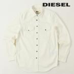 ショッピングDIESEL ディーゼル DIESEL ホワイトデニムシャツ メンズ フロントスナップボタン 長袖 D-EAST-P1