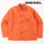 ディーゼル DIESEL 長袖コットンシャツ メンズ 異素材ミックス 厚手 S-GUNN-LS